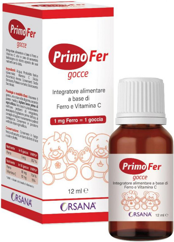 PRIMOFER GOCCE 12 ML - Fontenova srl