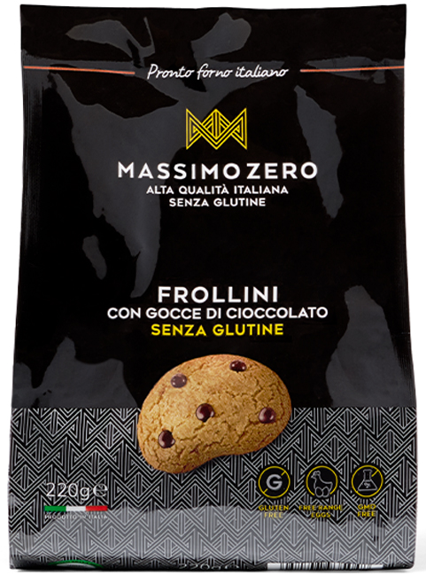 MASSIMO ZERO FROLLINI GOCCE CIOCCOLATO 220 G - Fontenova srl