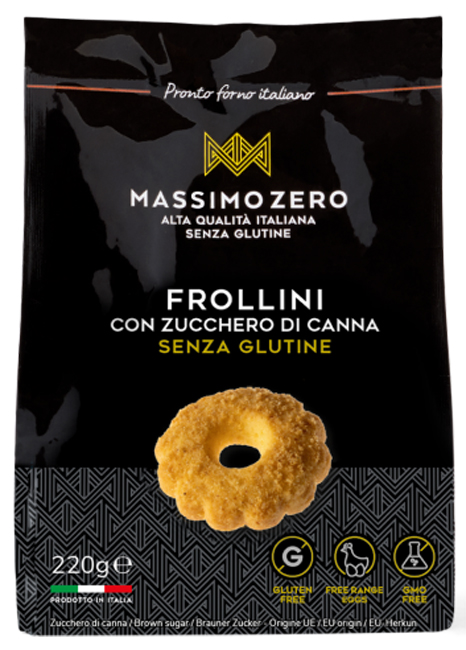 MASSIMO ZERO FROLLINI ZUCCHERO DI CANNA 220 G - Fontenova srl