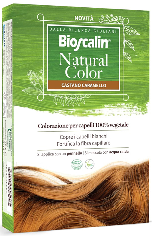 BIOSCALIN NATURAL COLOR CASTANO CARAMELLO 70 G - Fontenova srl
