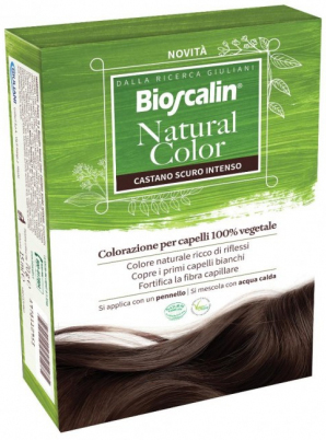 BIOSCALIN NATURAL COLOR CASTANO SCURO INTENSO 70 G - Fontenova srl