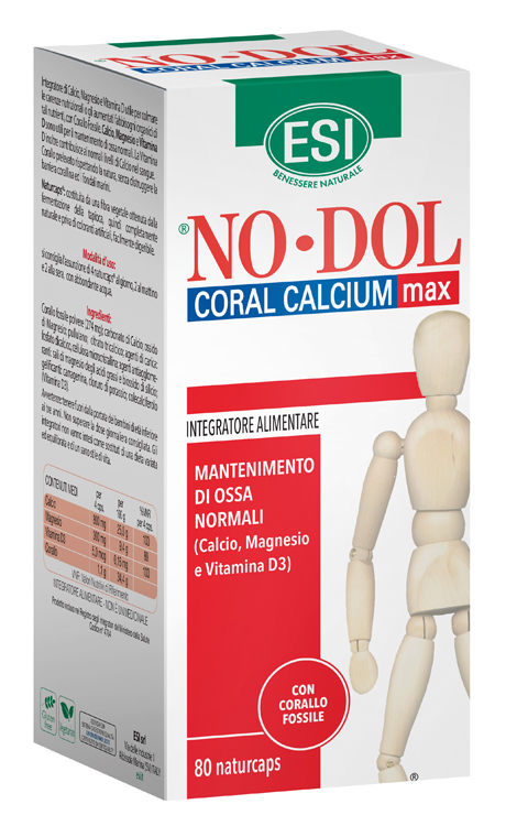 ESI NO DOL CORAL CALCIUM MAX 80 CAPSULE - Fontenova srl