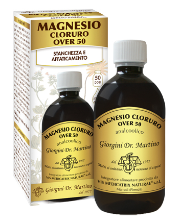 MAGNESIO CLORURO OVER 50 500 ML LIQUIDO ANALCOLICO - Fontenova srl