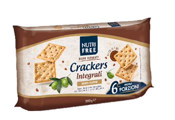 NUTRIFREE CRACKERS INTEGRALI 33,4 G X 6 PEZZI - Fontenova srl