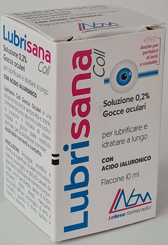 COLLIRIO LUBRISANA FLACONE 10 ML - Fontenova srl