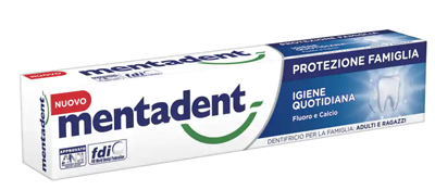 MENTADENT PROTEZIONE FAMIGLIA IGIENE QUOTIDIANA 75 ML - Fontenova srl