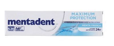 MENTADENT MAXIMUM PROTECTION MENTA FRESCA DENTIFRICIO 75 ML - Fontenova srl
