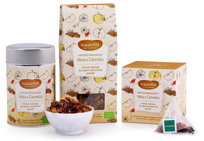 FILTROSCRIGNO MELA E CANNELLA BIO 15 FILTRI X 3,5 G - Fontenova srl