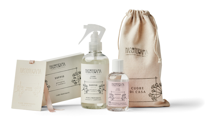 CONCENTRATO PROFUMATO SOFFIO DI GELSOMINO E CASHMERE NASOTERAPIA 150 ML - Fontenova srl