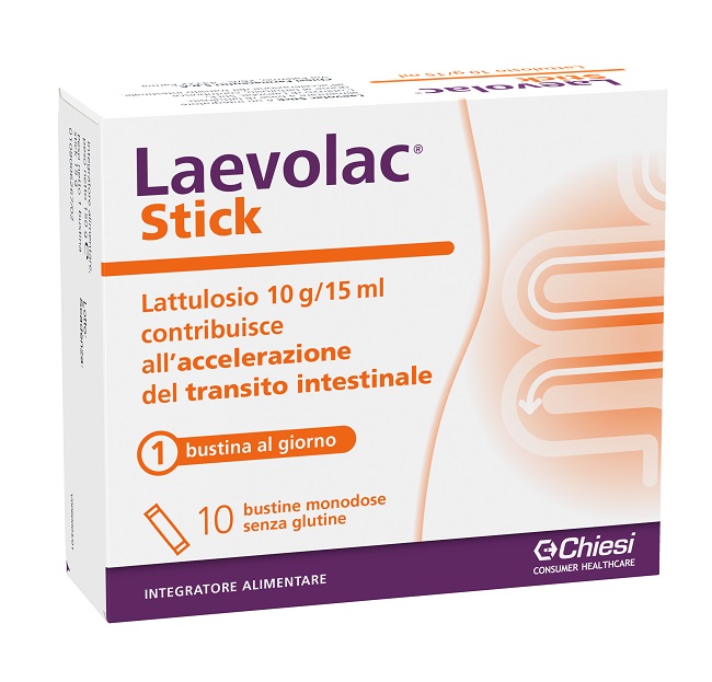 LAEVOLAC STICK 10 BUSTINE - Fontenova srl