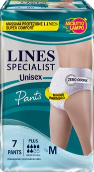 LINES SPECIALIST PANTS PLUS UNISEX M 7 PEZZI - Fontenova srl