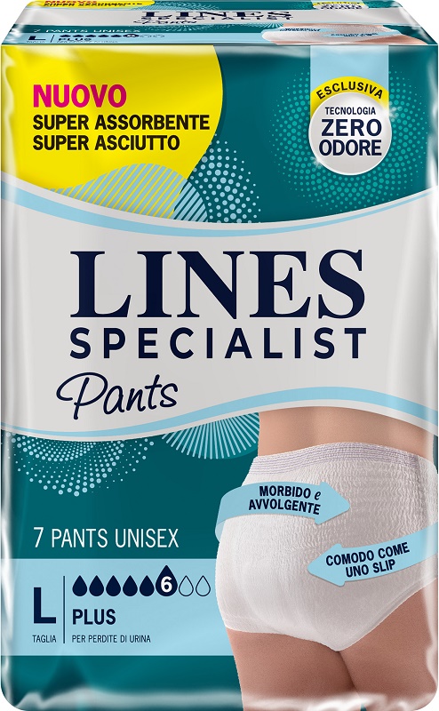 LINES SPECIALIST PANTS PLUS UNISEX L 7 PEZZI - Fontenova srl