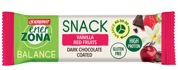 ENERZONA SNACK VANILLA RED FRUIT 33 G - Fontenova srl