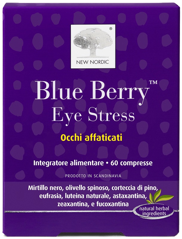 BLUE BERRY EYE STRESS OCCHI AFFATICATI 60 COMPRESSE - Fontenova srl