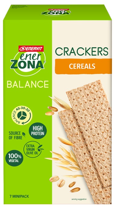 ENERZONA CRACKERS CEREALS 25 G - Fontenova srl