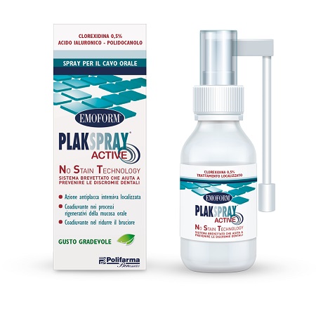 EMOFORM PLAK SPRAY ACTIVE 50 ML - Fontenova srl