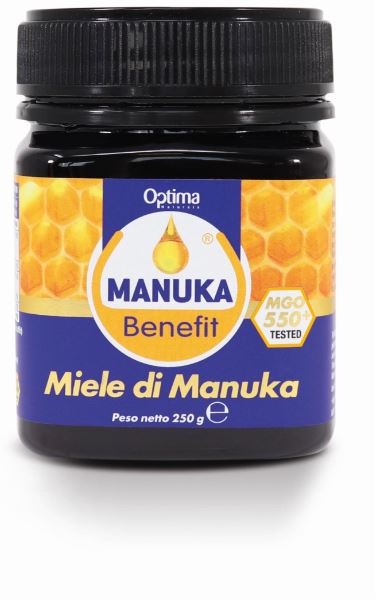 MANUKA BENEFIT MIELE DI MANUKA 550+ MGO 250 G - Fontenova srl