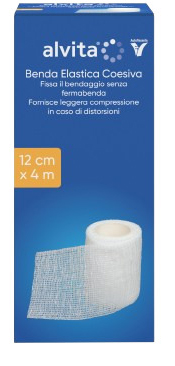 BENDA ELASTICA AUTOADESIVA ALVITA 12X4CM - Fontenova srl