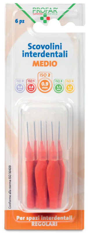 PROFAR SCOVOLINI ARANCIONI 0,9 6 PEZZI - Fontenova srl