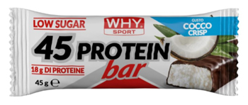 WHYSPORT 45 PROTEIN BAR COCCO CRISP 45 G - Fontenova srl