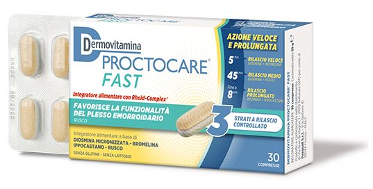 DERMOVITAMINA PROCTOCARE FAST 30 COMPRESSE - Fontenova srl