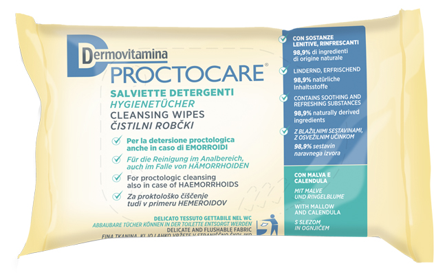 DERMOVITAMINA PROCTOCARE SALVIETTE DETERGENTI 15 PEZZI - Fontenova srl