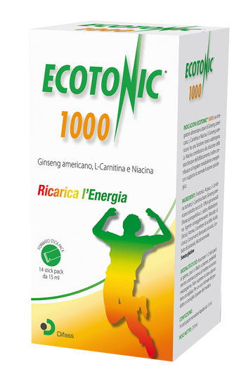 ECOTONIC 1000 14 STICK PACK 15 ML - Fontenova srl