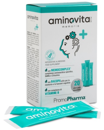 AMINOVITA PLUS MEMORIA 20 STICK PACK X 2 G - Fontenova srl