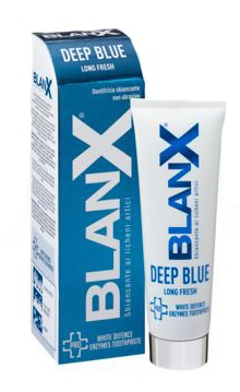 BLANX DEEP BLUE DENTIFRICIO SBIANCANTE NON ABRASIVO 25 ML - Fontenova srl