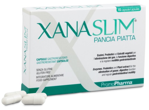 XANASLIM PANCIA PIATTA 15 CAPSULE GASTRORESISTENTI - Fontenova srl