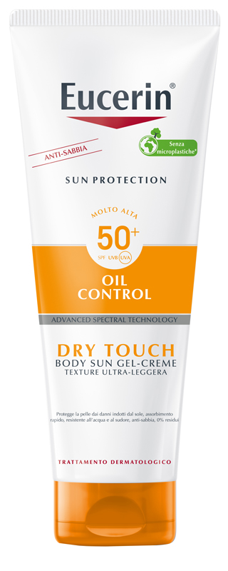EUCERIN SUN PROTECTION OIL CONTROL DRY TOUCH SPF 50+ SUN GEL CREME 200 ML - Fontenova srl