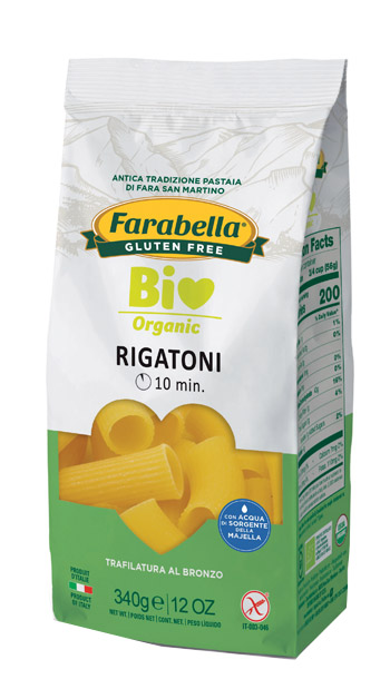 FARABELLA BIO RIGATONI MAIS-RISO 340 G - Fontenova srl