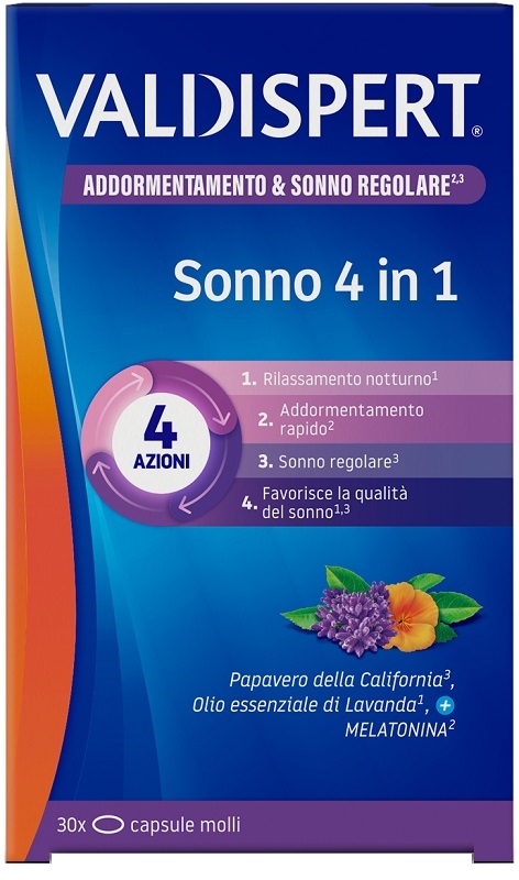 VALDISPERT SONNO 4 IN 1 30 CAPSULE MOLLI - Fontenova srl
