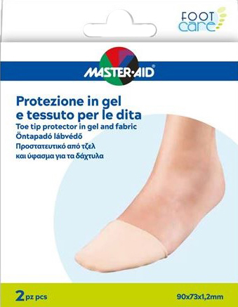 PROTEZIONE IN GEL E TESSUTO MASTER-AID FOOTCARE PUNTA DEI PIEDI 2 PEZZI C16 - Fontenova srl