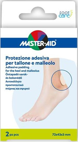 PROTEZIONE TALLONE/MALLEOLO MASTER-AID FOOTCARE 2 PEZZI A7 - Fontenova srl