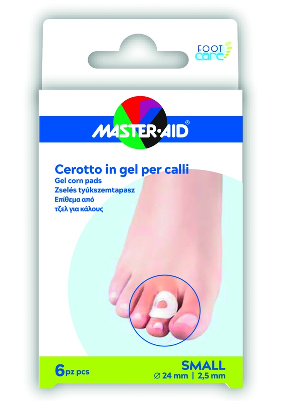 CEROTTO PROTEZIONE CALLI MASTER-AID FOOTCARE IN GEL SMALL 6 PEZZI B10 - Fontenova srl