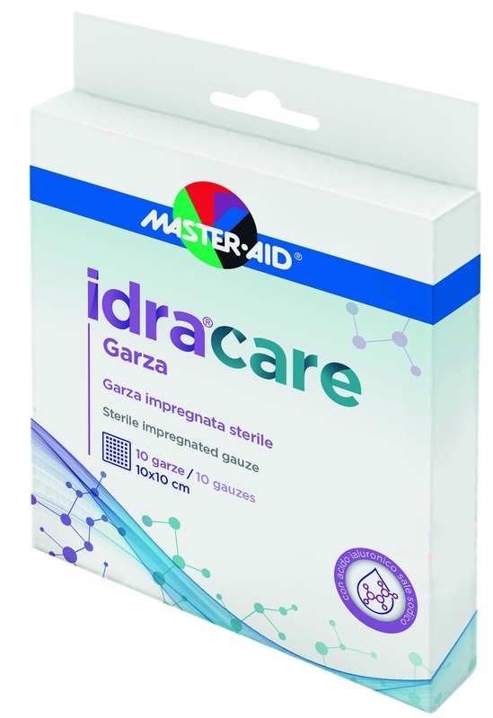 MASTER-AID IDRACARE GARZA IMPREGNATA 10X10 CM 10 PEZZI - Fontenova srl