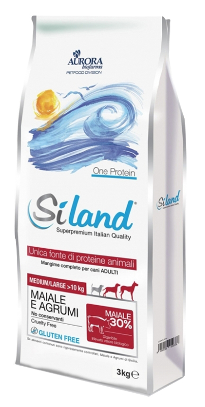 SILAND ADULT MEDIUM/LARGE MAIALE/AGRUMI 3 KG - Fontenova srl