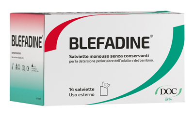 BLEFADINE 14 SALVIETTE MONOUSO PER DETERSIONE PERIOCULARE - Fontenova srl