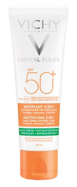 CAPITAL SOLEIL ANTI ACNE PURIFICANTE SPF 50+ 50 ML - Fontenova srl