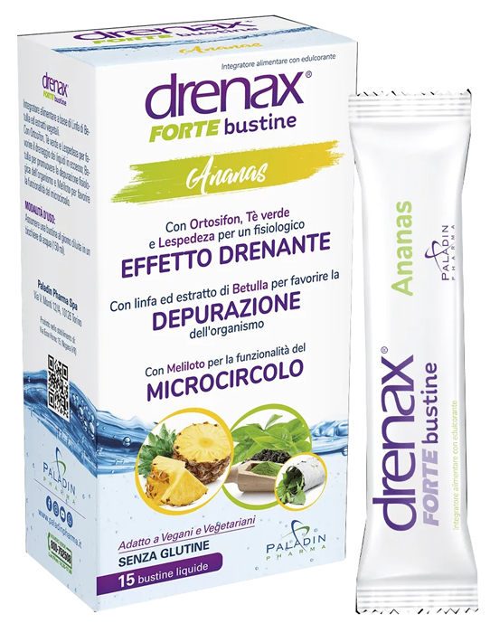DRENAX FORTE ANANAS 15 BUSTINE - Fontenova srl
