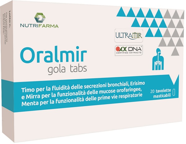 ORALMIR GOLA TABS 20 COMPRESSE - Fontenova srl