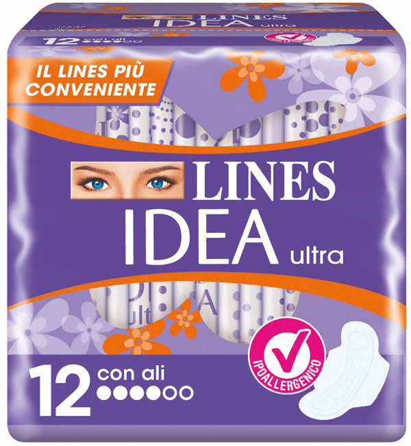 IDEA ULTRA ASSORBENTE GIORNO CON ALI 12 PEZZI - Fontenova srl