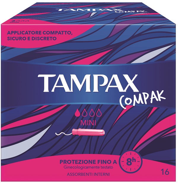 TAMPAX COMPAK ASSORBENTE INTERNO MINI 16 PEZZI - Fontenova srl