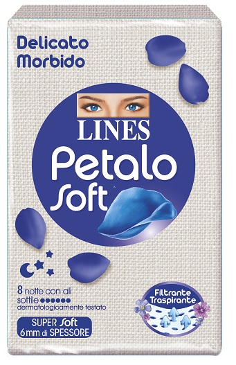LINES PETALO SOFT NOTTE 8 PEZZI - Fontenova srl