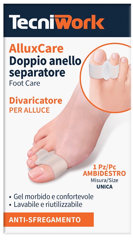 ALLUX CARE SEPARATORE E DIVARICATORE PER ALLUCE A DOPPIO ANELLO - Fontenova srl