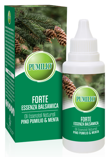 PUMILIO FORTE ESSENZA BALSAMICA OLI ESSENZIALI NATURALI PINO PUMILIO & MENTA 40 ML - Fontenova srl