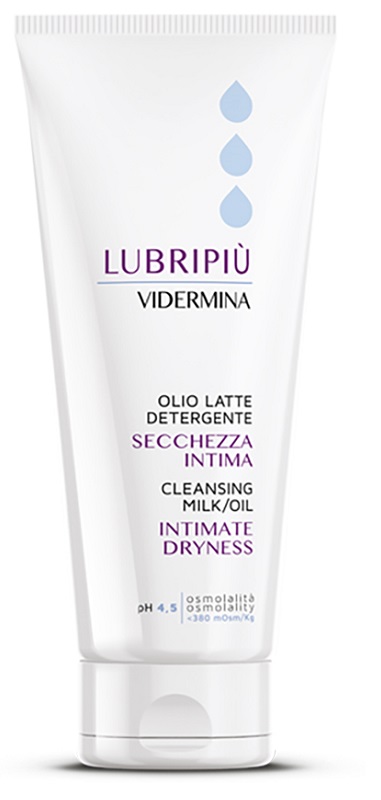 VIDERMINA LUBRIPIU' OLIO LATTE DETERGENTE SECCHEZZA INTIMA 200 ML - Fontenova srl