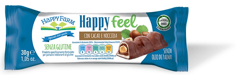 HAPPY FARM HAPPY FEEL CACAO E NOCCIOLA MONO 30 G - Fontenova srl