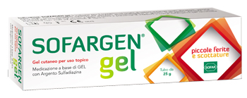 MEDICAZIONE IN GEL SOFARGEN TUBO 25 G - Fontenova srl